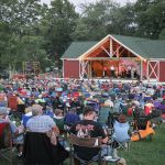 Rhonda Vincent & the Rage at the August 2015 Gettysburg Bluegrass Festival - photo by Frank Baker