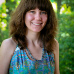 Molly Tuttle backstage at Gettysburg (May 19, 2012) - photo by Frank Baker