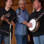 David McLaughlin, Marshall Wilborn and Tom Adams with Springfield Exit at Gettysburg 2013 - photo by Frank Baker