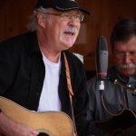 Dudley Connell with Springfield Exit at Gettysburg 2013 - photo by Frank Baker