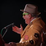 Waldo Otto with Red Knuckles & the Trailblazers at Gettysburg 2013 - photo by Frank Baker