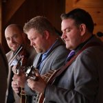 Joe Mullins & the Radio Ramblers at the August 2013 Gettysburg Bluegrass Festival - photo by Frank Baker