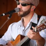 Josh Shilling with Mountain Heart at the August 2013 Gettysburg Bluegrass Festival - photo by Frank Baker