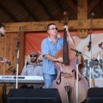 Jason Moore with Mountain Heart at the August 2013 Gettysburg Bluegrass Festival - photo by Frank Baker