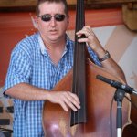 Jason Moore with Mountain Heart at the August 2013 Gettysburg Bluegrass Festival - photo by Frank Baker