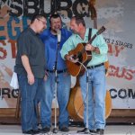 Junior Sisk & Rambler's Choice at the August 2013 Gettysburg Bluegrass Festival - photo by Frank Baker