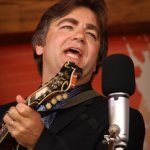 Ronnie McCoury with Travelin' McCourys at the August 2013 Gettysburg Bluegrass Festival - photo by Frank Baker