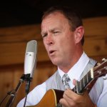 Allan Spinney with The Spinney Brothers at the August 2013 Gettysburg Bluegrass Festival - photo by Frank Baker