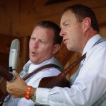 The Spinney Brothers at the August 2013 Gettysburg Bluegrass Festival - photo by Frank Baker