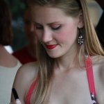 Nora Jane Struthers at the Gettysburg Bluegrass Festival (5/16/13) - photo by Frank Baker