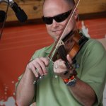 Chris Hill with The Grass Cats at Gettysburg Bluegrass Festival (May 17,2013) - photo by Frank Baker