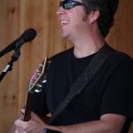 Brandon Rickman with Lonesome River Band at Gettysburg Bluegrass Festival (May 17,2013) - photo by Frank Baker