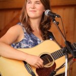 Courtney Hartman with Della Mae at Gettysburg (August 2013) - photo © Frank Baker