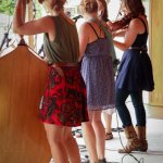 Della Mae at Gettysburg (August 2013) - photo © Frank Baker