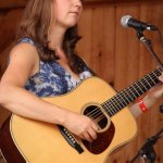 Courtney Hartman with Della Mae at Gettysburg (August 2013) - photo © Frank Baker