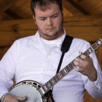 Matt Love with Darin & Brooke Aldridge at the 2013 August Gettysburg Bluegrass Festival - photo © Frank Baker