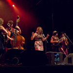 Della Mae at the 2015 Grey Fox Bluegrass Festival - photo by Tara Linhardt