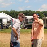 Bill Keith and Merl Johnson at Grey Fox 2013 - photo by Tara Linhardt