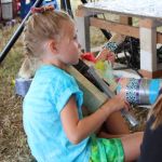 Grey Fox kid with Hand made fiddle at Grey Fox 2013 - photo by Tara Lindhardt