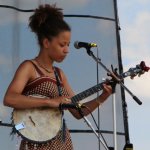 Kaia Kater, scholarship recipient at Grey Fox 2013 - photo by Tara Lindhardt