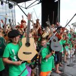 Celebrating graduation at Bluegrass Academy for Kids at Grey Fox 2013 - photo by Tara Lindhardt