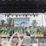 Bluegrass Academy for Kids students and parents at Grey Fox 2013 - photo by Tara Lindhardt