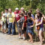 Bluegrass Academy for Kids senior band at Grey Fox 2013 - photo by Tara Lindhardt