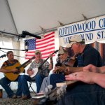 Cottonwood Creek stage at Guthrie 2013 - photo by Tom Dunning