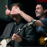 Jens Kruger and Jefferson Louvat at Guthrie 2013 - photo by Tom Dunning