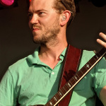 Chris Pandolfi with The Infamous Stringdusters at Harborfest (June 9, 2012) - photo by Woody Edwards