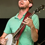 Chris Pandolfi with The Infamous Stringdusters at Harborfest (June 9, 2012) - photo by Woody Edwards
