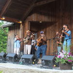 Wayne Henderson & Friends at the Wayne Henderson Festival site in Grayson County, VA - photo by Teresa Gereaux