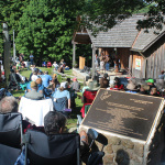 Wayne Henderson & Friends at the Wayne Henderson Festival site in Grayson County, VA - photo by Teresa Gereaux
