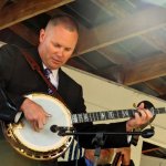 Steve Sparkman with Ralph Stanley II at the Hills Of Home Festival (5/23/14) - photo by Jessica Boggs