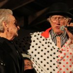 Ralph Stanley and Melvin Goins at the Hills Of Home Festival (5/23/14) - photo by Jessica Boggs