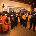 John Driskell Hopkins and Balsam Range backstage at the Opry (3/8/13) - © Grand Ole Opry, photo by Chris Hollo