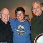 Gary and Maggie Bilby with Pete Wernick at The Ark in Ann Arbor (11/17/14) - photo by Bill Warren