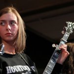 Scholarship recipient Brandy Miller at Houstonfest 2013 - photo by Andy Garrigue