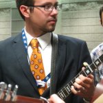 Paul Harrigil with Flatt Lonesome at World of Bluegrass 2012 - photo by Woody Edwards