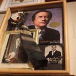 Earl Scruggs display in Tom Isenhour's museum in Salisbury, NC - photo by Becky Johnson