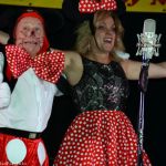 Rhonda Vincent and Little Roy Lewis in the dance competition at the 40th Annual New Years Bluegrass Festival in Jekyll Island, GA - photo © Bill Warren