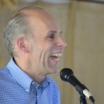 Eddie Stubbs at the Jesse McReynolds roast for his 85th birthday (7/13/14) - photo by Passamano Brothers (passamanobros.com)