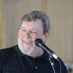 Harv Mason at the Jesse McReynolds roast for his 85th birthday (7/13/14) - photo by Passamano Brothers (passamanobros.com)