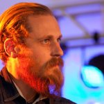 Jacob Jolliff with Joy Kills Sorrow at The Festy (October 2013) - photo © Gina Elliott Photography