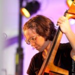 Zoe Guigueno with Joy Kills Sorrow at The Festy (October 2013) - photo © Gina Elliott Photography