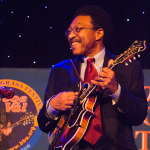 Richie Brown performs with The Reunion Band at the 2016 Joe Val Bluegrass Festival - photo © Tara Linhardt