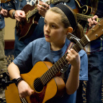 Kids Academy participants at the 2016 Joe Val Bluegrass Festival - photo © Tara Linhardt