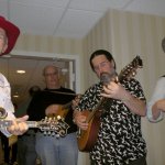 Al Hawkes jam (with accordion) at Joe Val 2013 - photo by Tara Linhardt