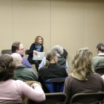 Clair Lynch songwriting workshop at Joe Val 2013 - photo by Tara Linhardt