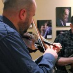 Adam Haynes warming up at Joe Val 2014 - photo by Brance Gillihan